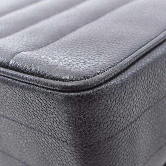 CHANEL Mademoiselle handbag in calfskin leather (cowhide) for women black - Picture 8 of 12